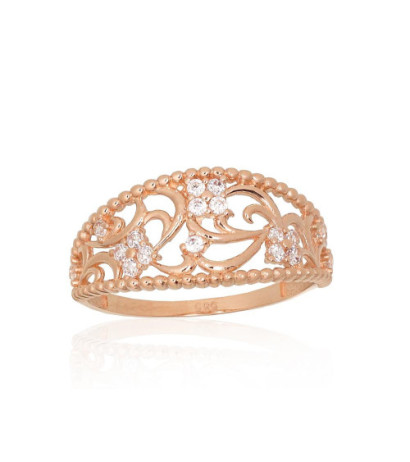 Gold ring 1101210(Au-R)_CZ,...