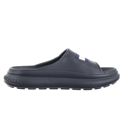 Tommy Hilfiger Foam Slide T3X0-33461-0083 800 Blue (TH1086-a) Women's Shoes/Flip Flops