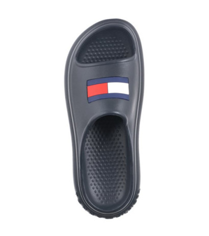 Tommy Hilfiger Foam Slide T3X0-33461-0083 800 Blue (TH1086-a) Women's Shoes/Flip Flops