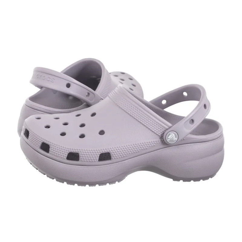 Crocs Classic Platform Clog W Pale Blush 206750-6RL (CR211-i) Women's Shoes/Flip Flops