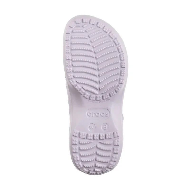 Crocs Classic Platform Clog W Pale Blush 206750-6RL (CR211-i) Women's Shoes/Flip Flops