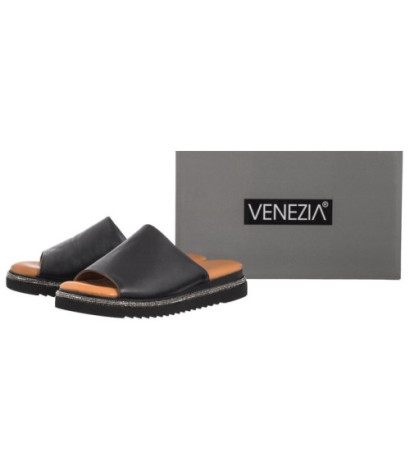 Venezia Czarne 0137271 BLACK (VE626-b) Women's Shoes/Flip Flops