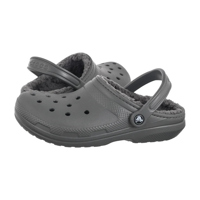 Crocs Classic Lined Clog Slate Grey/Smoke 203591-0EX (CR266-e) Women's Shoes/Flip Flops