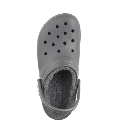 Crocs Classic Lined Clog Slate Grey/Smoke 203591-0EX (CR266-e) Women's Shoes/Flip Flops