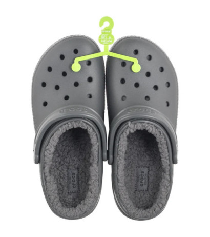 Crocs Classic Lined Clog Slate Grey/Smoke 203591-0EX (CR266-e) Women's Shoes/Flip Flops