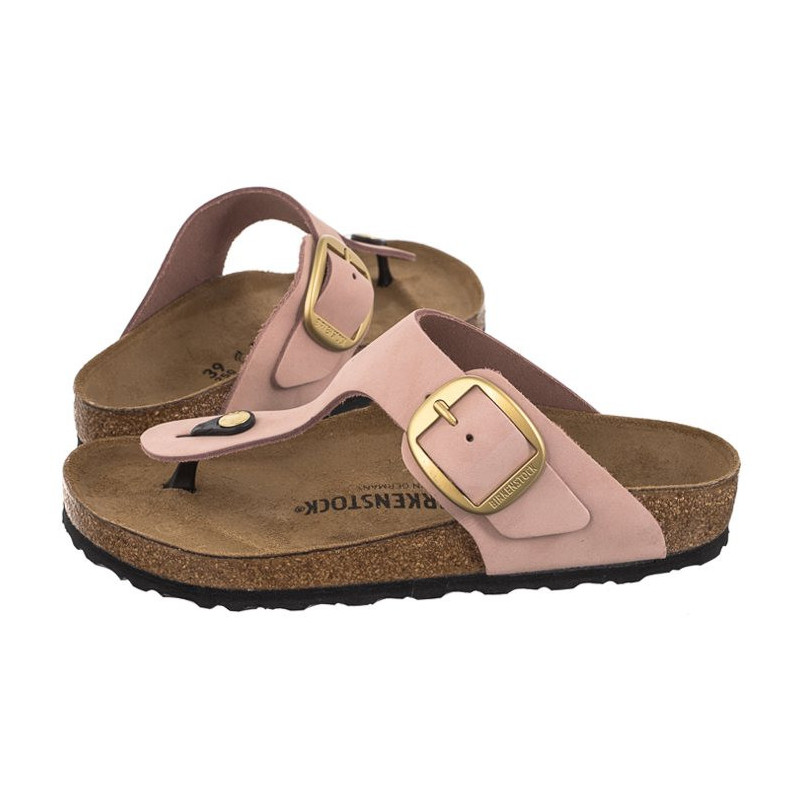 Birkenstock Gizeh Big Buckle Soft Pink 1027095 (BK196-b) Women's Shoes/Flip Flops