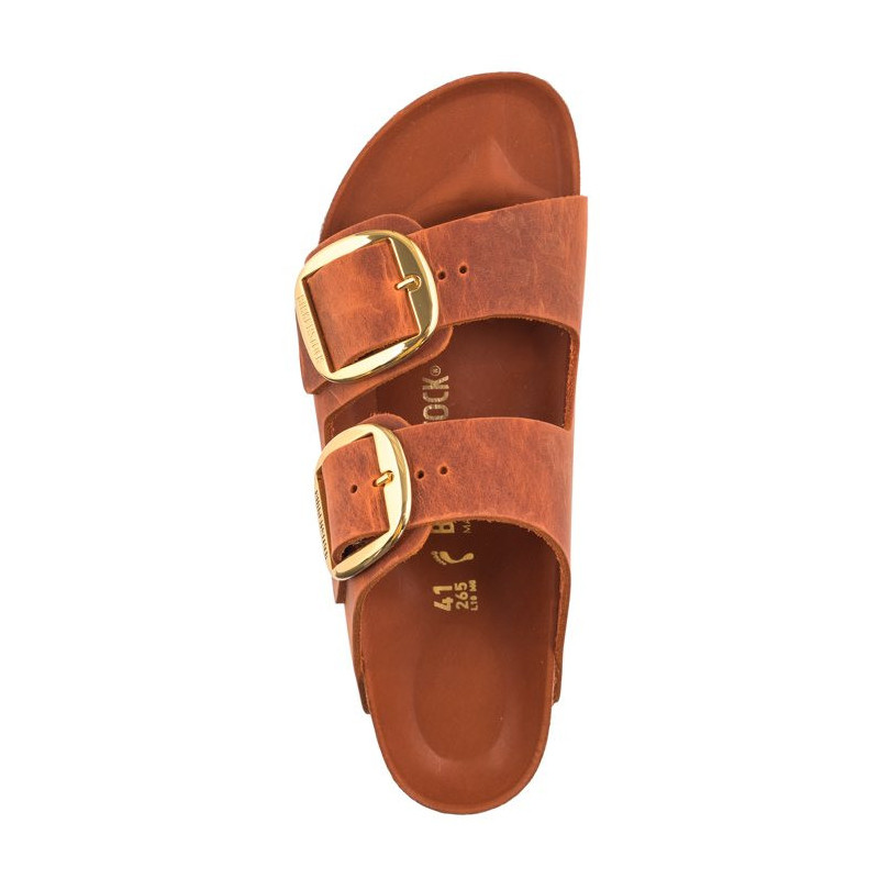 Birkenstock Arizona Big Buckle Burnt Orange 1026661 (BK210-c) Women's Shoes/Flip Flops