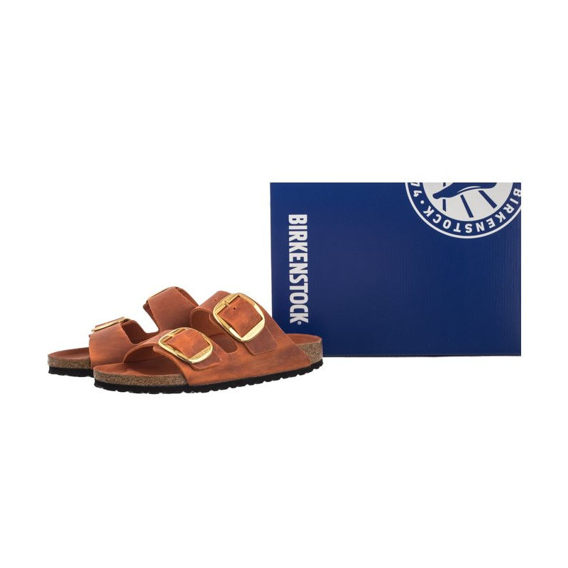 Birkenstock Arizona Big Buckle Burnt Orange 1026661 (BK210-c) Women's Shoes/Flip Flops