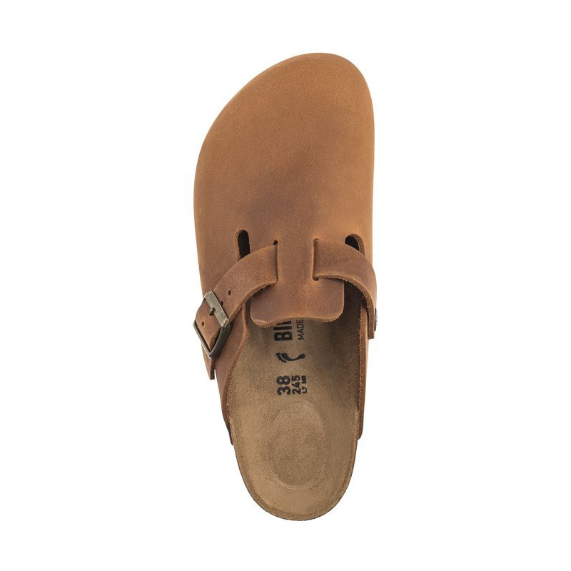 Birkenstock Boston BS Cognac 1028310 (BK207-c) Women's Shoes/Flip Flops