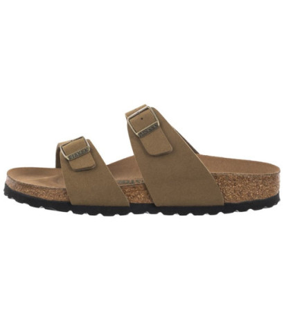 Birkenstock Sydney BS Soft Birki Vegan Pine Green 1027961  (BK258-b) Women's Shoes/Flip Flops