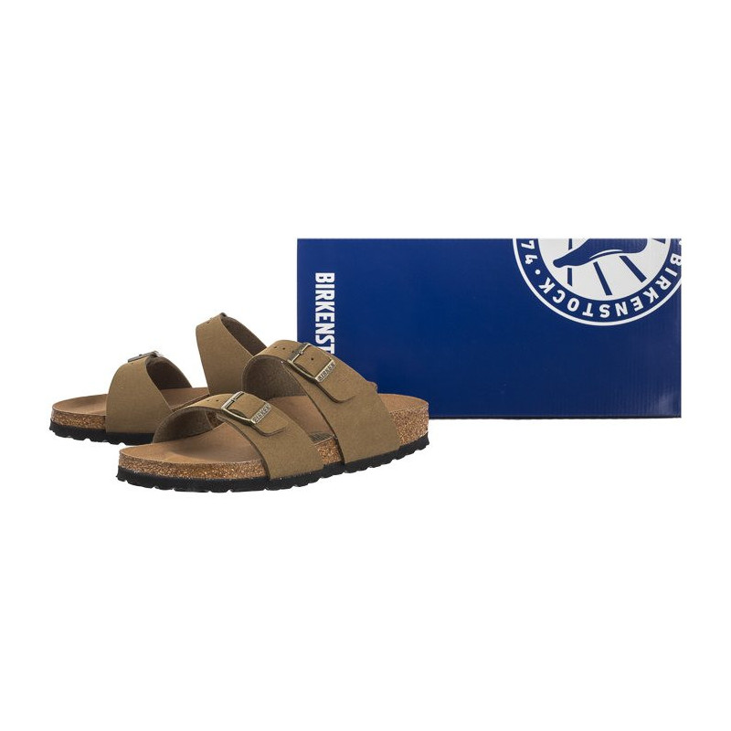 Birkenstock Sydney BS Soft Birki Vegan Pine Green 1027961  (BK258-b) Women's Shoes/Flip Flops