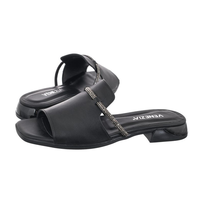 Venezia Czarne 08-330 Black (VE768-a) Women's Shoes/Flip Flops