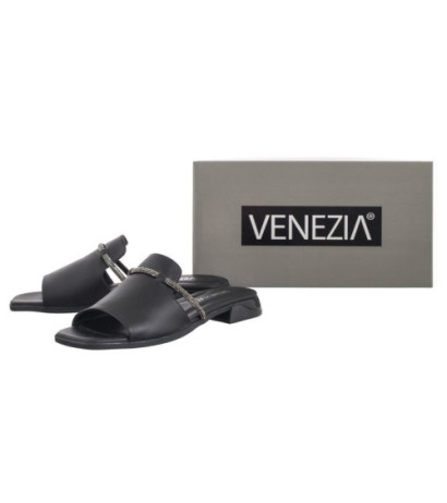 Venezia Czarne 08-330 Black (VE768-a) Women's Shoes/Flip Flops