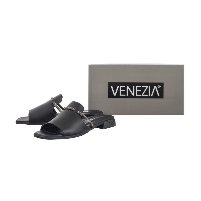 Venezia Czarne 08-330 Black (VE768-a) Women's Shoes/Flip Flops