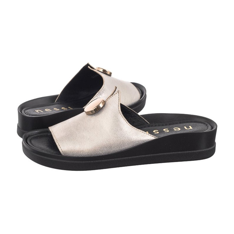 Nessi Złote 24452_ 815 (NE384-b) Women's Shoes/Flip Flops