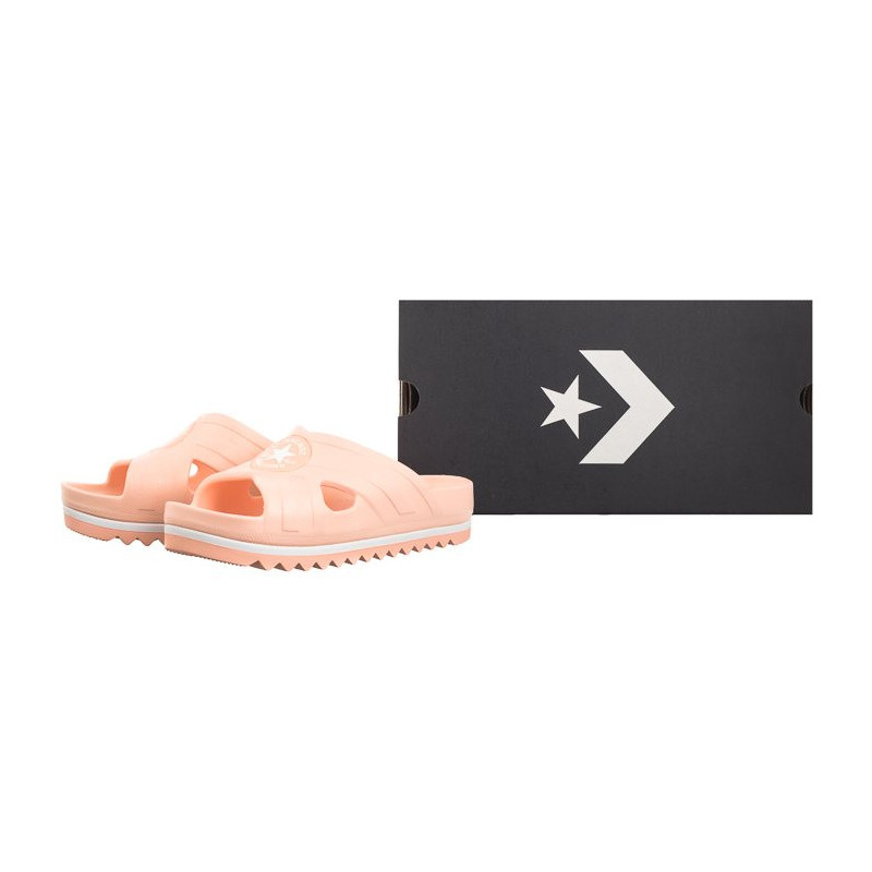 Converse CTAS Lounge Sandal Lite Cx Sli Soft Peach/White/Soft Peach A07582C (CO685-b) Women's Shoes/Flip Flops