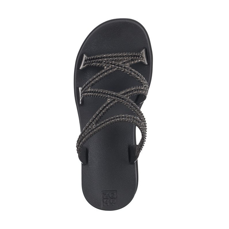 Zaxy Tramas Slide AD JJ285230/AC490 Black (ZA181-a) Women's Shoes/Flip Flops