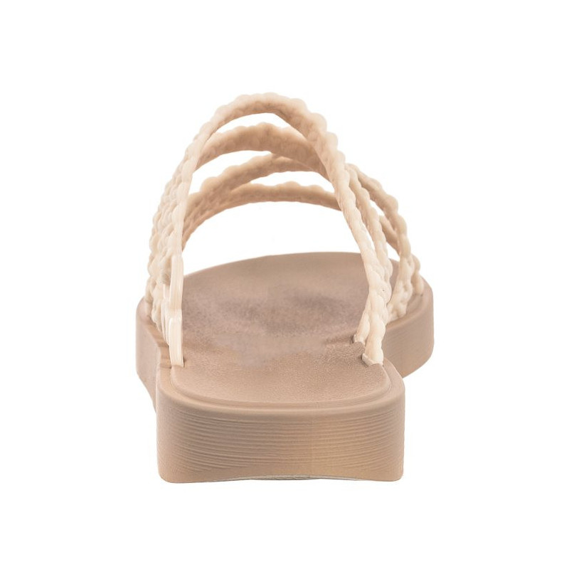 Zaxy Natural Slide AD JJ285283/AF604 Off White/L.Br (ZA183-a) Women's Shoes/Flip Flops