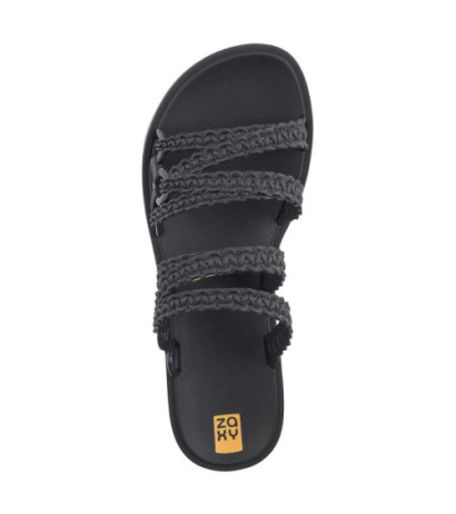 Zaxy Natural Slide AD JJ285282/AF605 Black (ZA183-b) Women's Shoes/Flip Flops