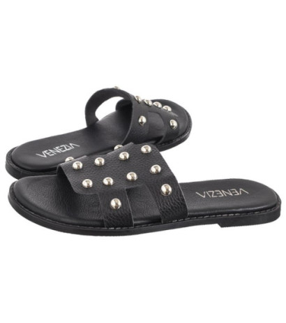 Venezia Czarne MRZ00092 Black (VE778-a) Women's Shoes/Flip Flops