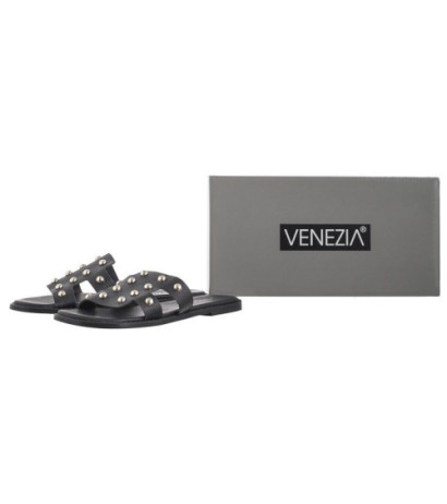 Venezia Czarne MRZ00092 Black (VE778-a) Women's Shoes/Flip Flops