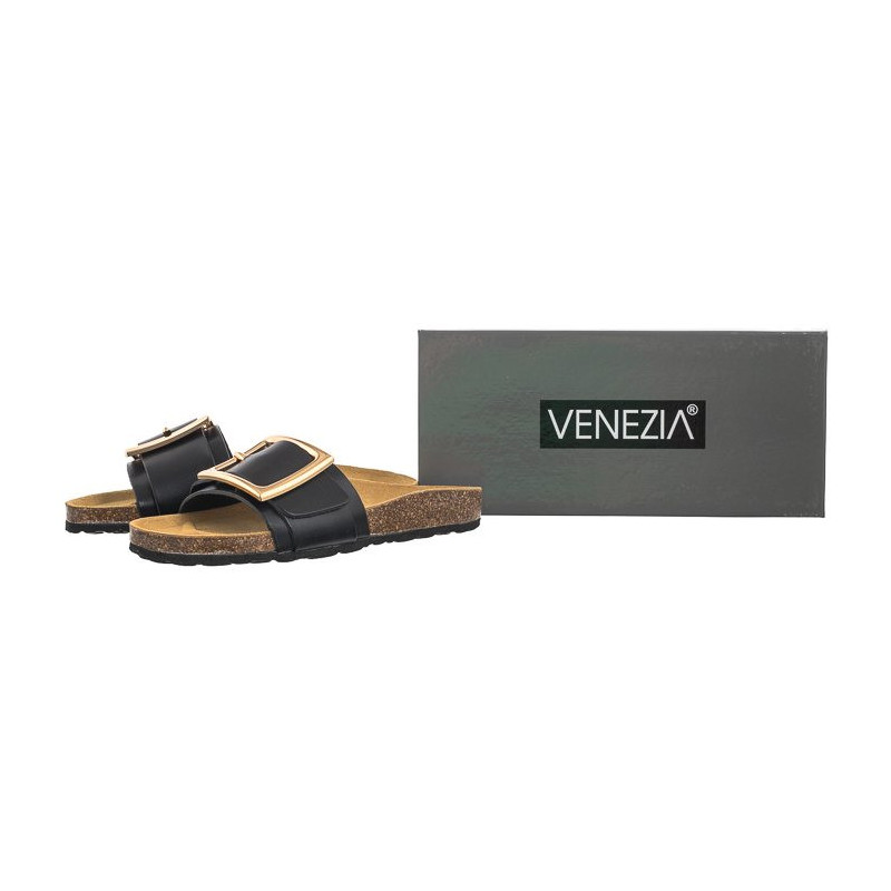 Venezia Czarne 2041 Vac Nero (VE781-a) Women's Shoes/Flip Flops