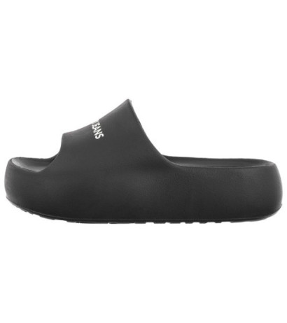 Tommy Hilfiger TJW Chunky Flatform Slide Black EN0EN02586 BDS (TH1118-a) Women's Shoes/Flip Flops