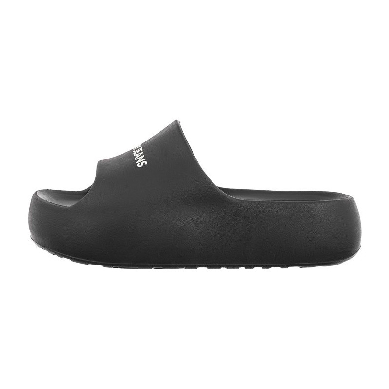 Tommy Hilfiger TJW Chunky Flatform Slide Black EN0EN02586 BDS (TH1118-a) Women's Shoes/Flip Flops