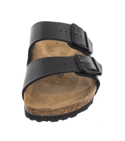 Birkenstock Arizona BS Shiny Lizard Black 1027835 (BK269-a) Women's Shoes/Flip Flops