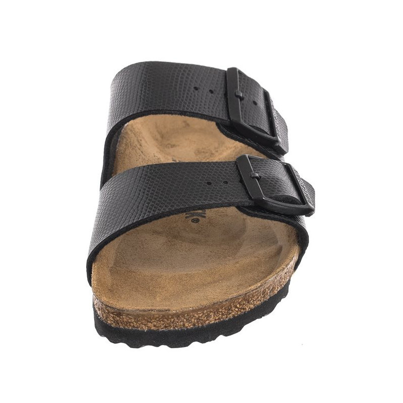 Birkenstock Arizona BS Shiny Lizard Black 1027835 (BK269-a) Women's Shoes/Flip Flops