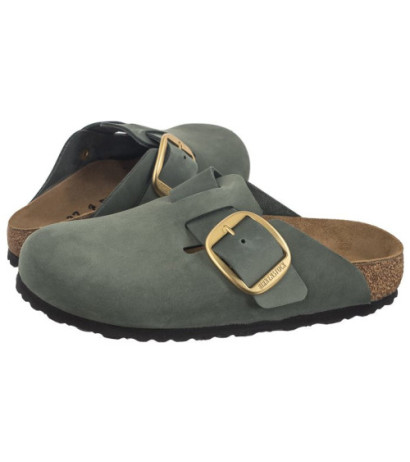 Birkenstock Boston Big Buckle Thyme 1028033 (BK267-b) Women's Shoes/Flip Flops