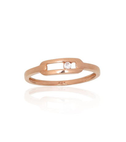 Gold ring 1101209(Au-R)_CZ,...