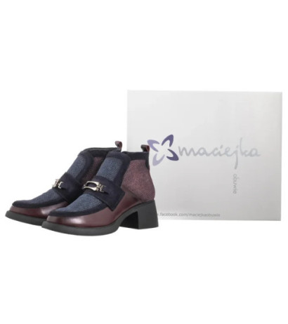 Maciejka Bordowe/Granatowe 06747-23/00-8 (MA1290-a) shoes