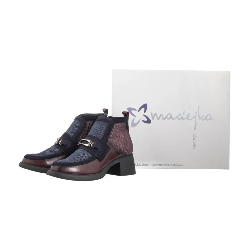 Maciejka Bordowe/Granatowe 06747-23/00-8 (MA1290-a) shoes