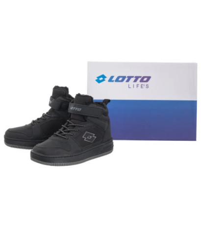 Lotto Prehna Fur K 2600470K 1111 Black (LO2-a) sports shoes