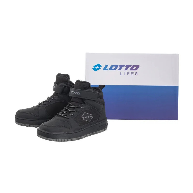 Lotto Prehna Fur K 2600470K 1111 Black (LO2-a) sports shoes