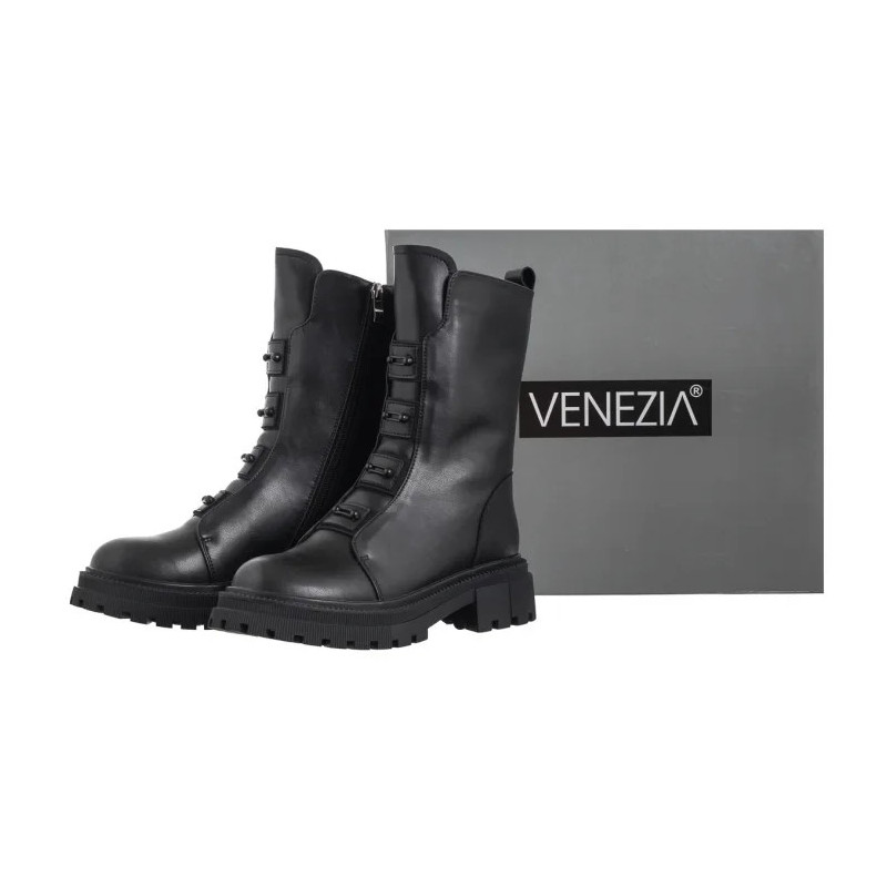 Venezia Czarne G032LEBLOBB006 (VE806-a) shoes