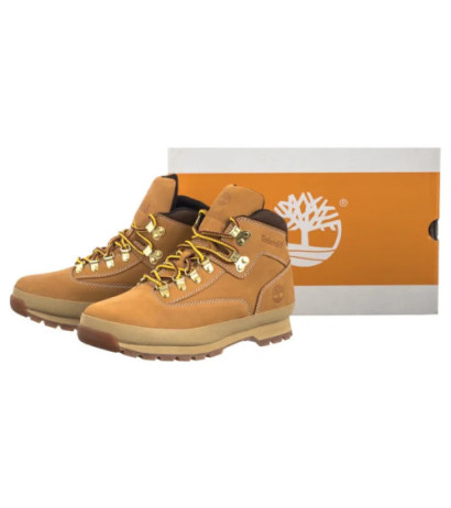 Timberland Euro Hiker Mid Lace Boot Wheat Nubuck 0A2P27 754 (TI136-a) boots