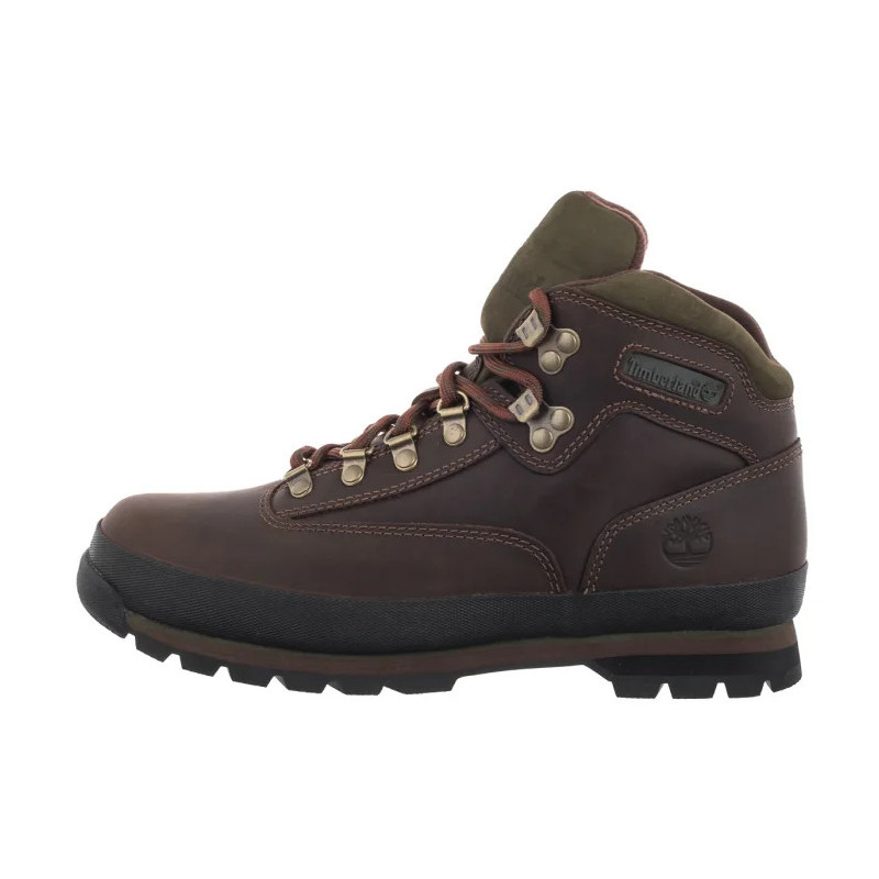 Timberland Euro Hiker Mid Hiker Md Brown Full Grain 095100 214 (TI137-a) boots