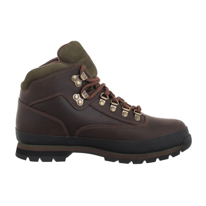 Timberland Euro Hiker Mid Hiker Md Brown Full Grain 095100 214 (TI137-a) boots