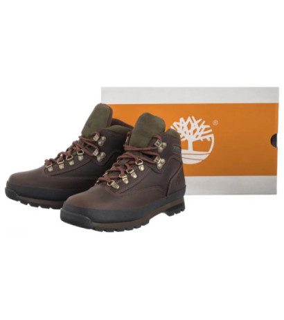 Timberland Euro Hiker Mid Hiker Md Brown Full Grain 095100 214 (TI137-a) boots