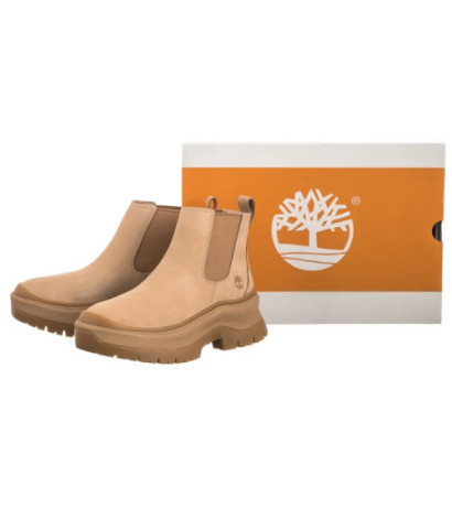 Timberland Roxie Lane Mid Chelsea Boot Light Beige Nubuck 0A28XM EN7 (TI135-a) shoes