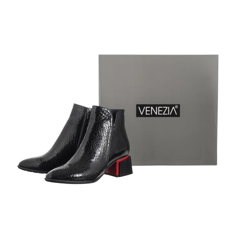 Venezia Czarne L002CRBLOBB034 (VE811-a) shoes