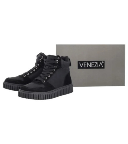 Venezia Czarne G059NUBLOSP006 (VE807-a) shoes