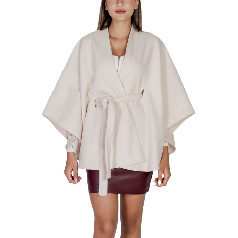 Morgan De Toi Coat 242-BELT White