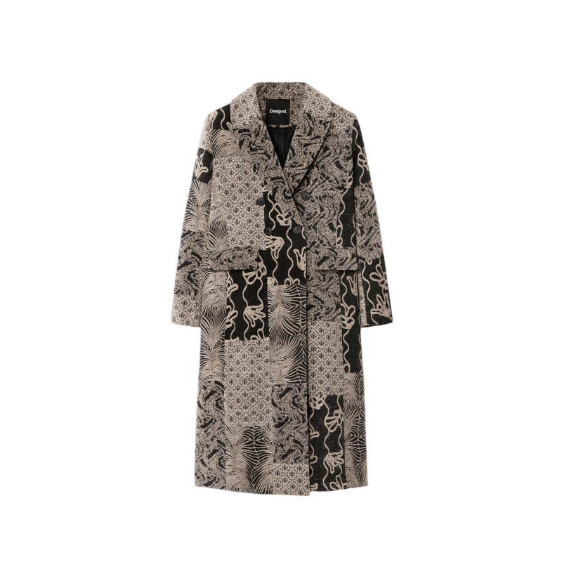 Desigual Coat 24WWEW60 Beige