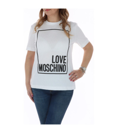 Love Moschino T-shirts W4H0622M3876 White