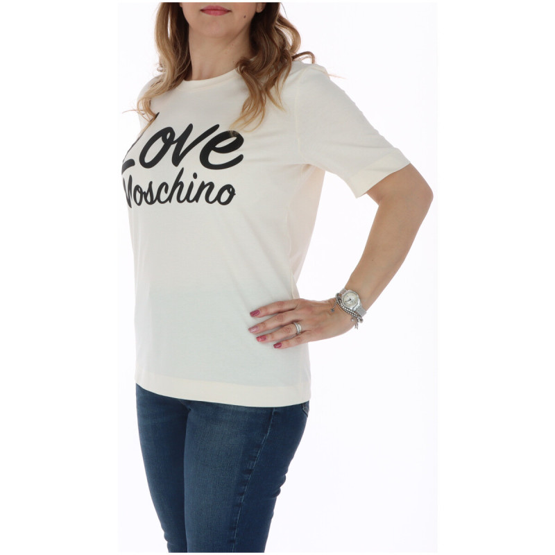 Love Moschino T-shirts W4F153VM4405 White