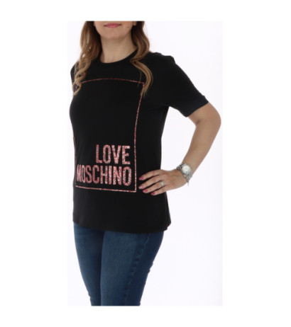 Love Moschino T-shirts W4H0605M3876 Black