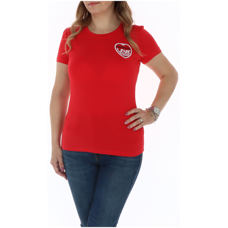 Love Moschino T-shirts W4H1980E1951 Red